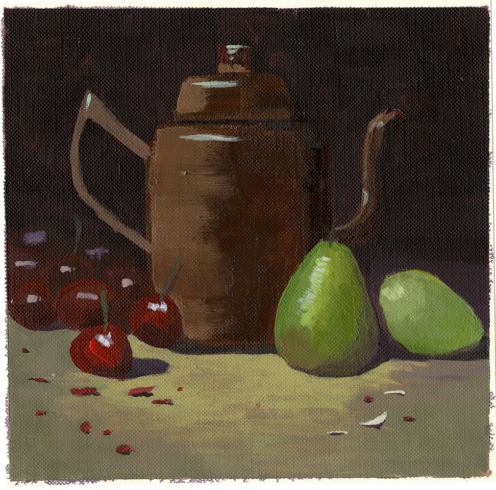 Still Life with Cherries and Pears