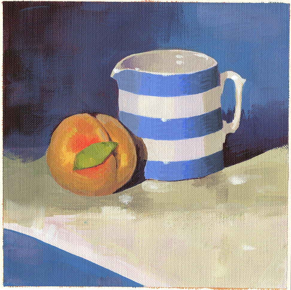 Peach and Cornish Pitcher